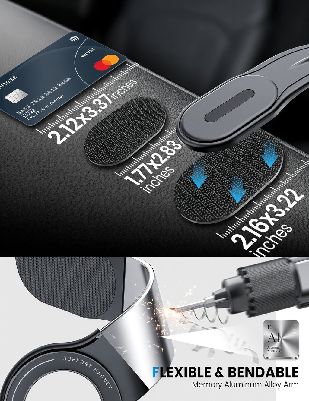 Detachable Magnetic Car Phone Mount