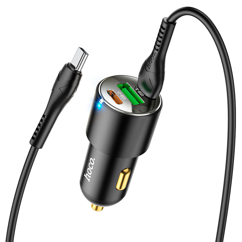 Hoco - 3 Port Car Charger (NZ6)