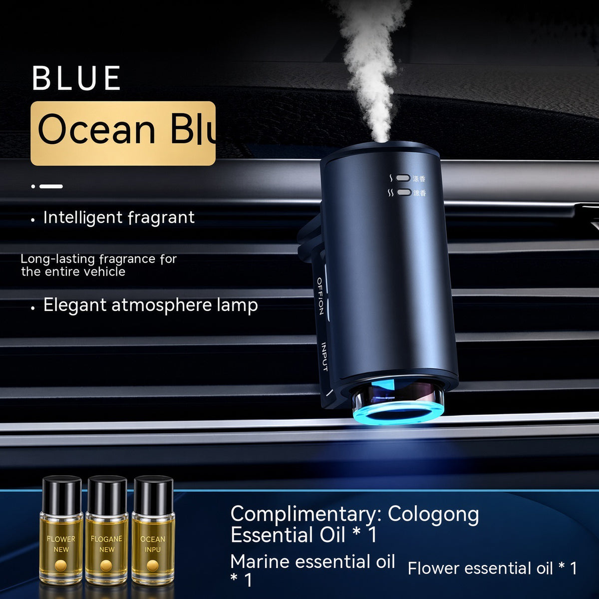 Smart Car Aroma Diffuser Air Outlet Perfume