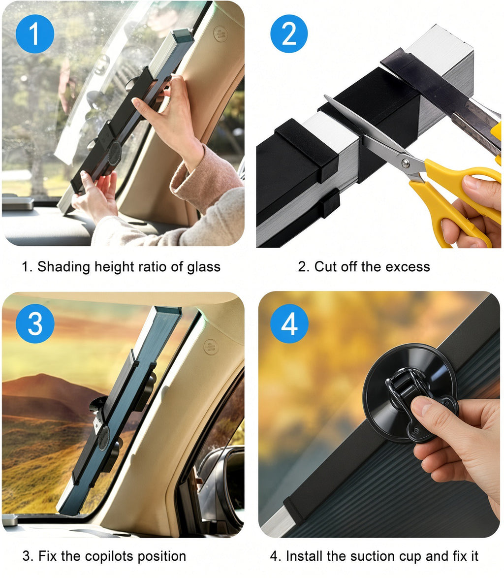 Retractable Sun Car Shade