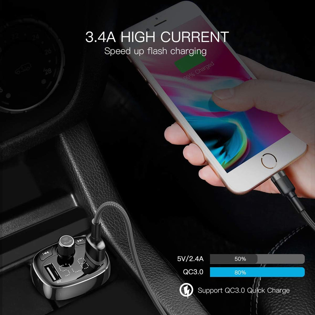 T-Typed Bluetooth MP3 Car Charger