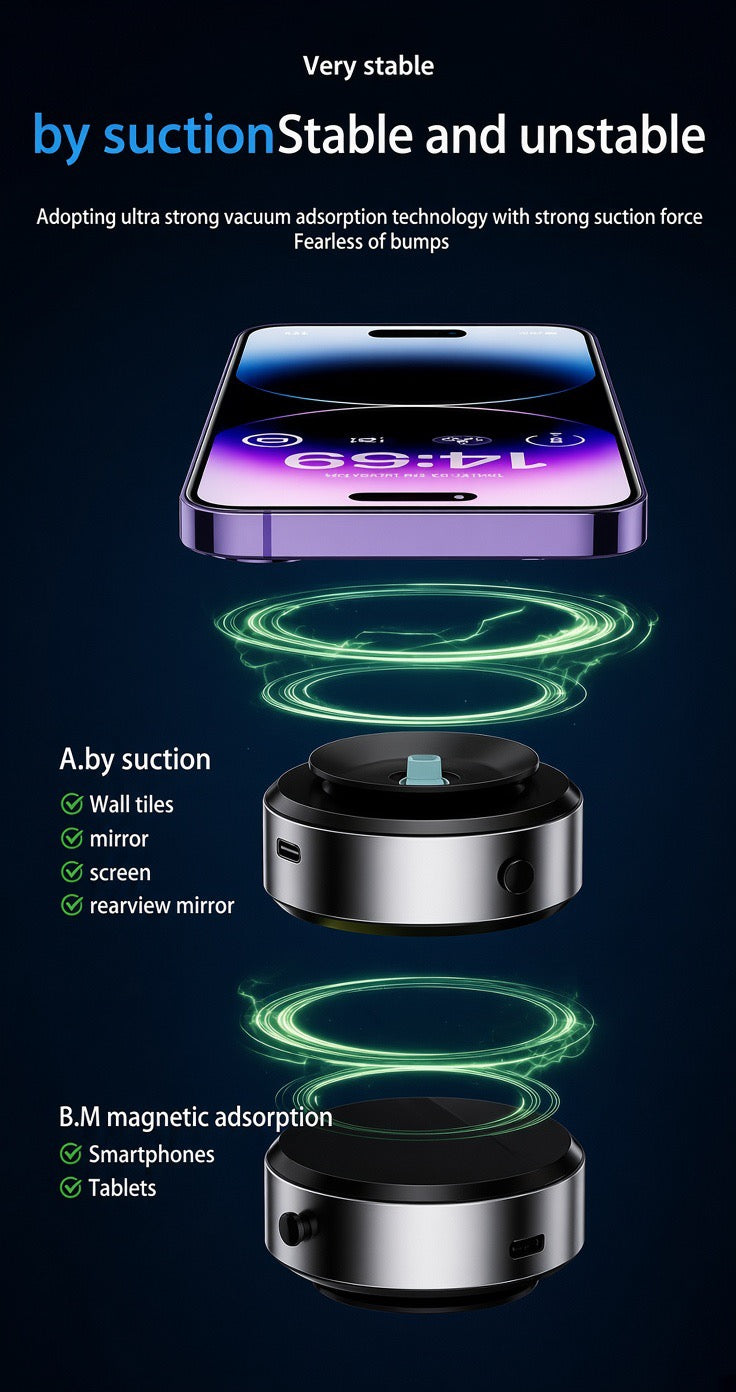 Hepu - Vacuum Suction Phone Holder
