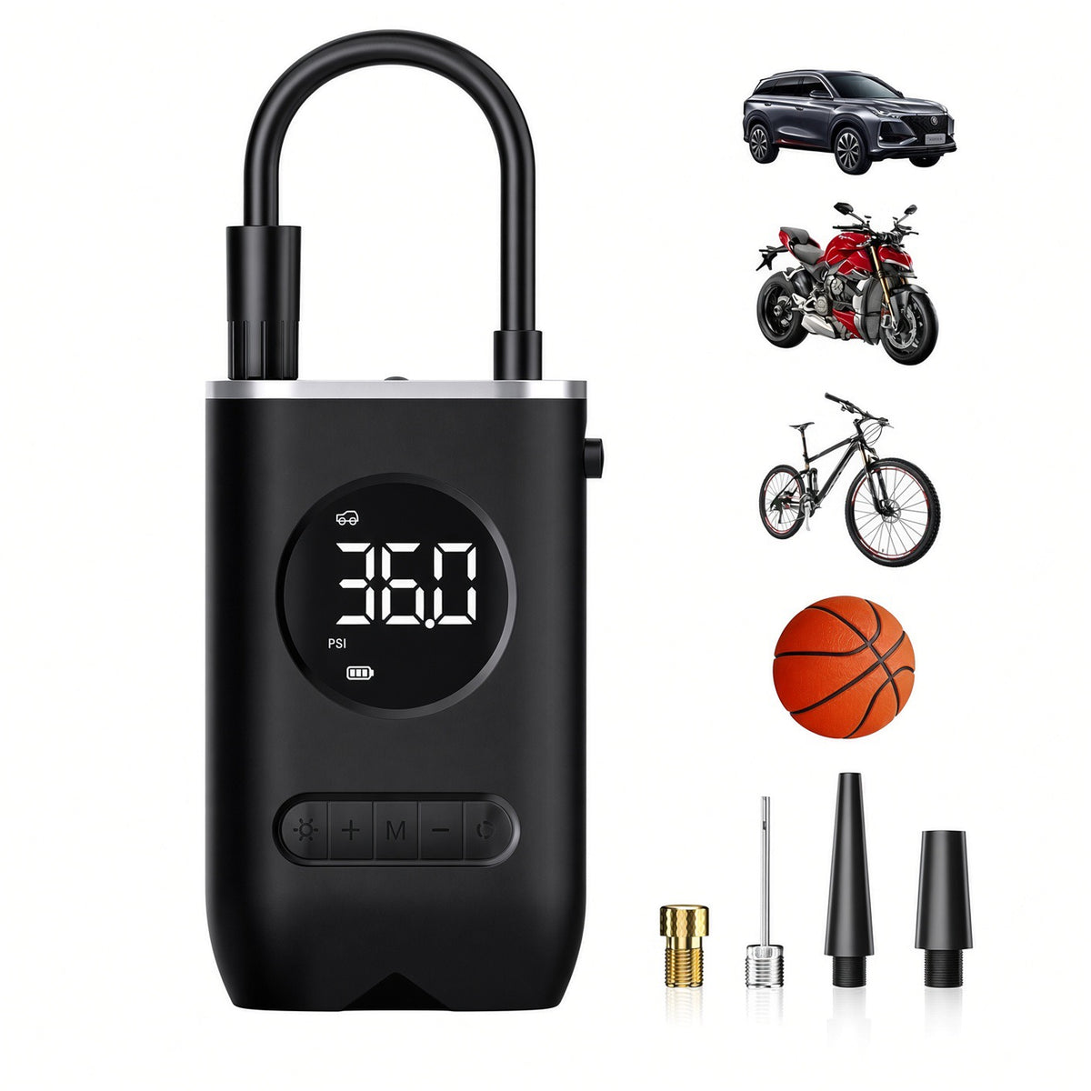 Portable Digital Tire Inflator Air Pump