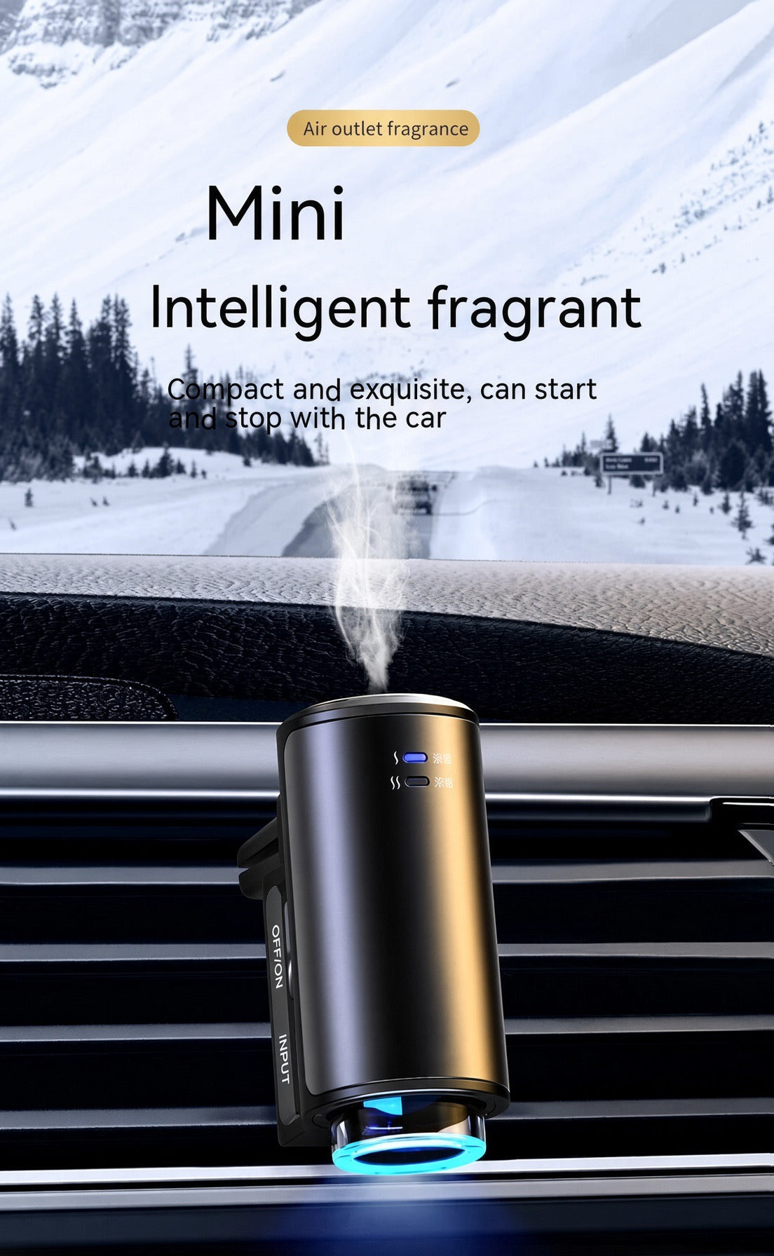 Smart Car Aroma Diffuser Air Outlet Perfume
