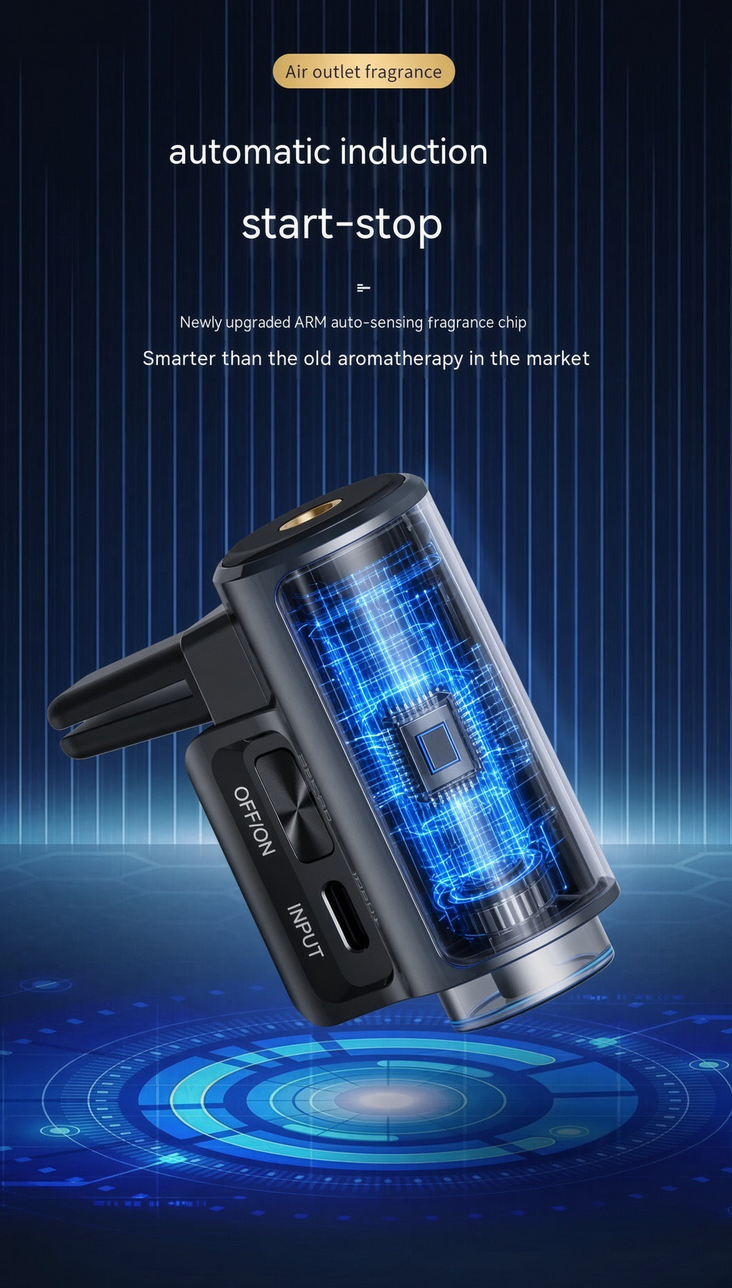 Smart Car Aroma Diffuser Air Outlet Perfume